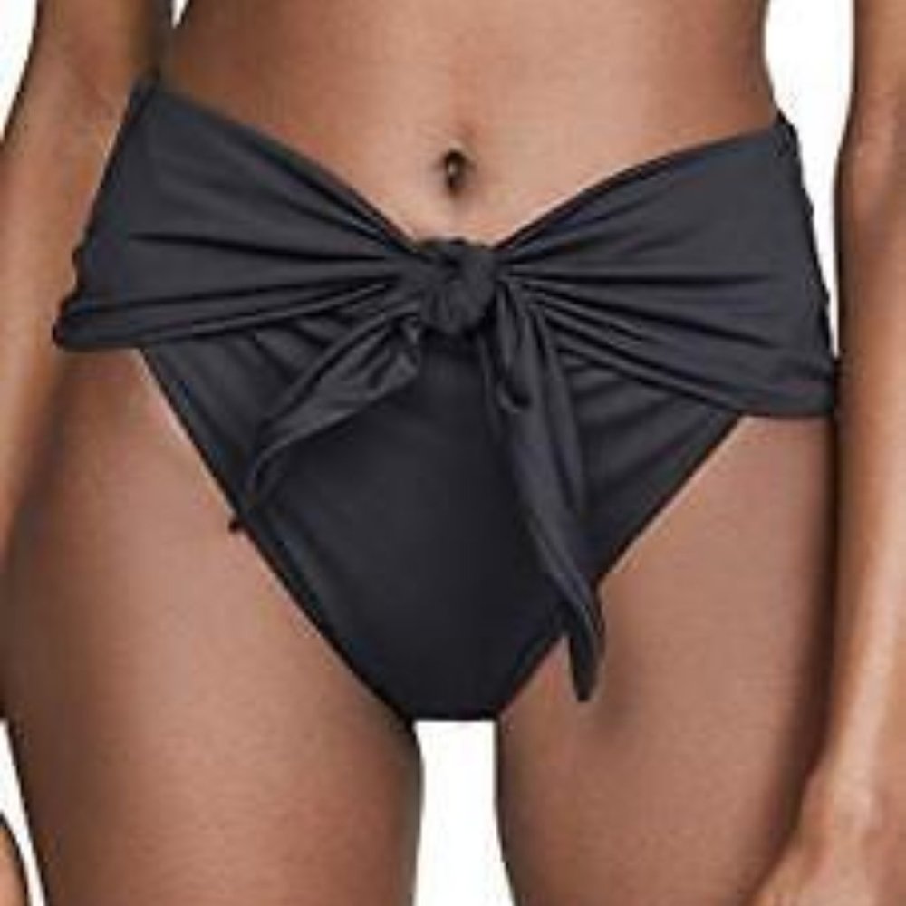 ONIA x weWOREWHAT Women's Front-Tie Riviera Bikini Bottom Size XS